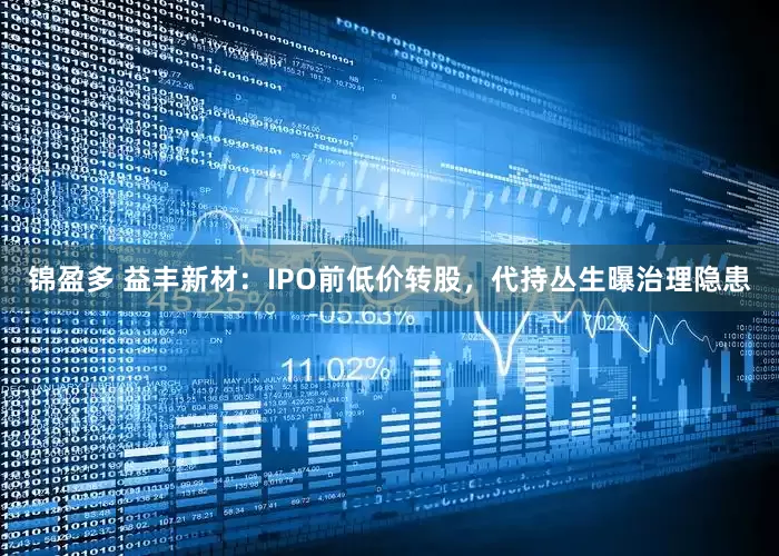 锦盈多 益丰新材：IPO前低价转股，代持丛生曝治理隐患